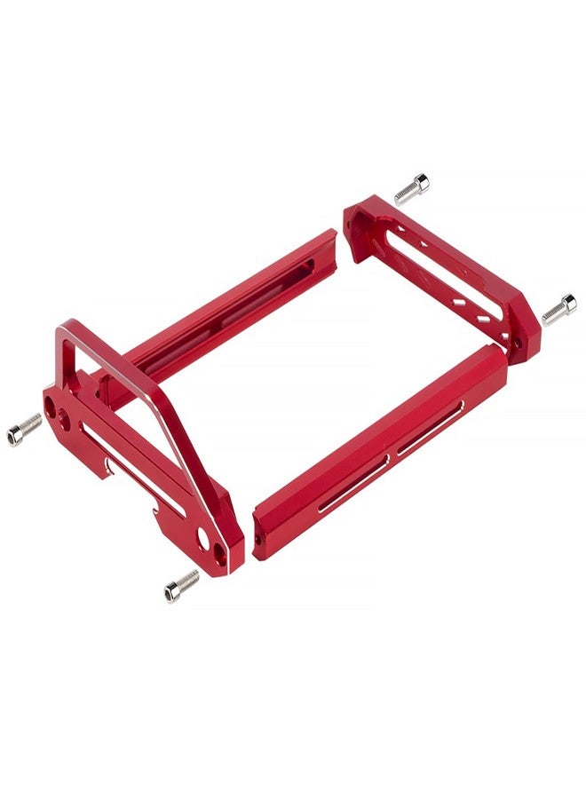 TOOMOD Aluminum Alloy RC Remote Radio Controller Bracket Holder Transmitter Protector Frame for Flysky Noble NB4 Pro NB4 Lite NB4 Protect Support (Red) - Image 2